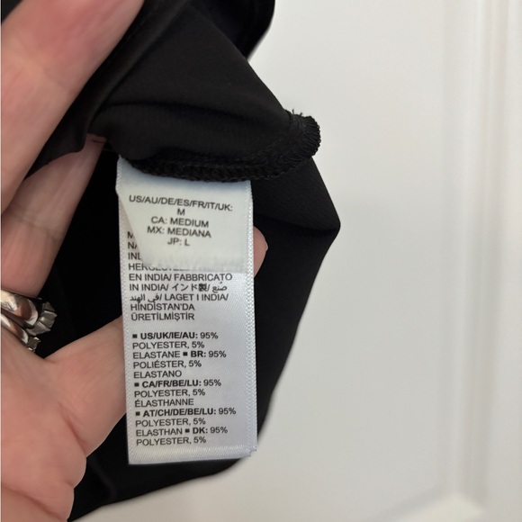 The Drop Silky Slip Skirt - NWOT - Elegant Black Satin Skirt - Size M - Picture 7 of 9